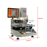Station de retravail BGA à air chaud LYBGA, 3 zones, alignement optique, puissance, carte de réparation de puces PCB, CI, SMD, OEM, SMT, téléphone portable, iPad, carte de réparation GPU, CPU