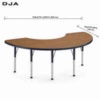 Table d'activités scolaires moderne, durable, en bois, écologique, pour enfants, pour manger, apprendre, travailler et utiliser dans le salon