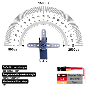 PTK 8825 SSG-D ฟันโลหะไร้แปรงถ่านอุปกรณ์เสริมสำหรับเฮลิคอปเตอร์เทอร์โบเจ็ทแบบปีกคงที่เครื่องบินไร้คนขับ - Product Image 6