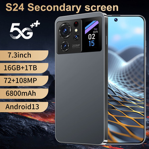 <span class=keywords><strong>Nouveau</strong></span> téléphone intelligent à double écran déverrouillable original, 7,3 pouces HD 108MP, édition mondiale S24, 12+1 To, 5G, 6800 mAh - Product Image 5