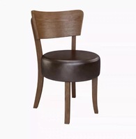 Canapé de restaurant moderne industriel et rétro Ensemble de table et chaise de restaurant en cuir à la mode Mobilier de restaurant