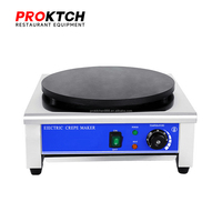 Machine à crêpes électrique 3000W à poêle unique pour usage domestique ou machine à crêpes commerciale