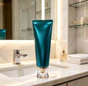 <span class=keywords><strong>Tubo</strong></span> Cosmetico Laminato PBL Blu Teal Lucido da 200ml 240ml per Confezioni Skincare - Product Image 2