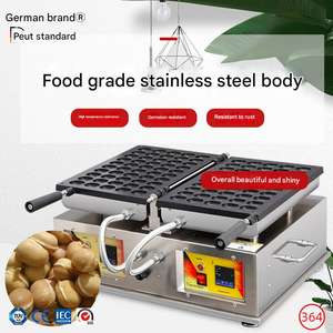 Machine à gaufres électrique professionnelle en acier inoxydable pour hôtels, cuisines et buffets - Product Image 5