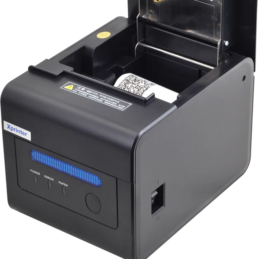 Xprinter Printer termal XP-C300H 80mm, Printer dapur model bintang mendukung sistem Pos OEM