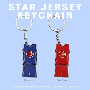 Creative Custom Basketball Hoop Keychain <strong>Kobe</strong> 24 Star Backpack Pendant Small Gift - Product Image 3