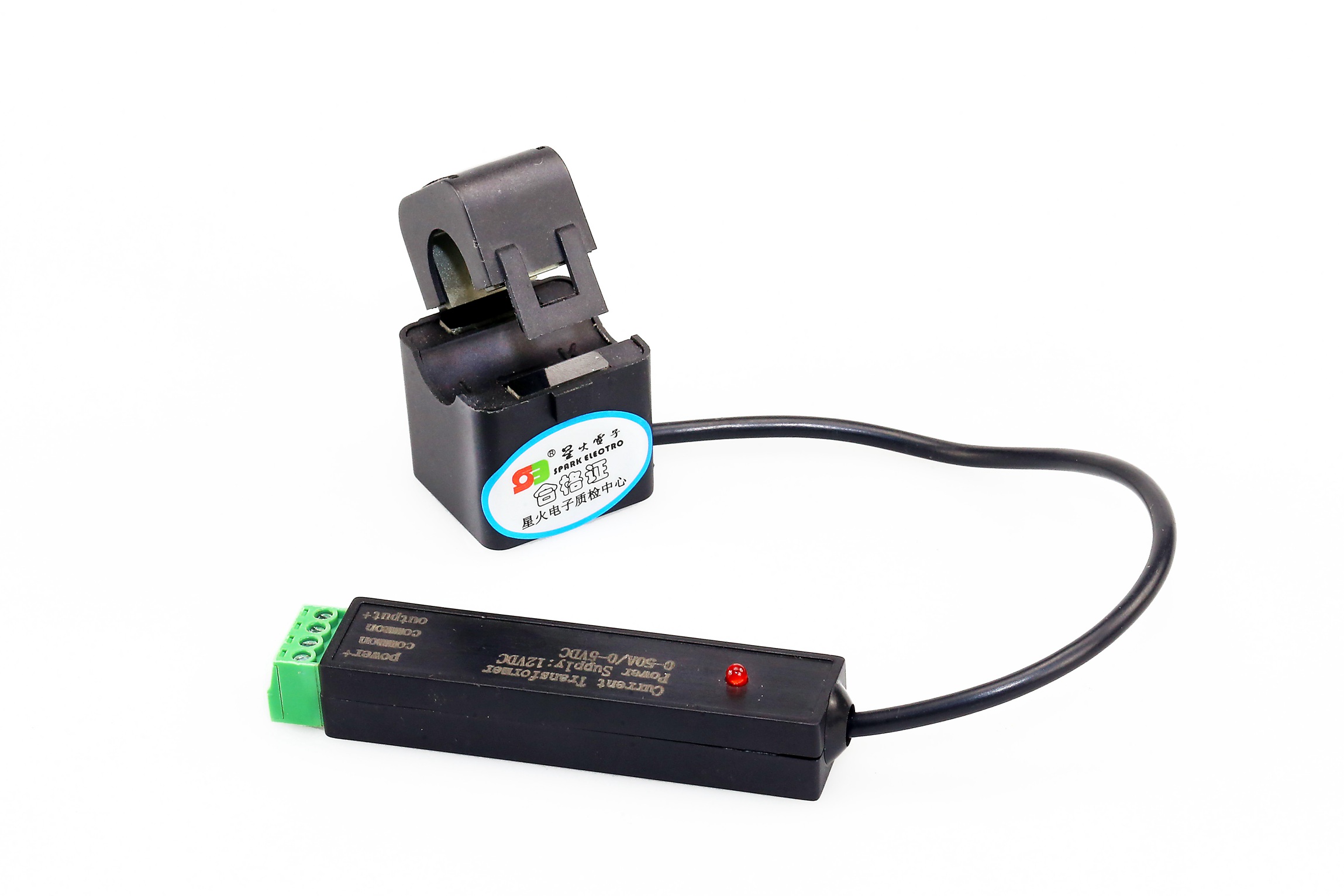 AC 50A with DC 4-20mA split core DC output current sensor