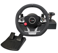 Volante de Juego con Cable Inteligente CSTAR Lite Pro para PC, Switch, Android y Xbox, Programable, con Motor de Vibración