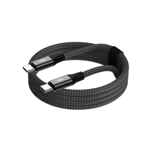 Câble Type-C pour iPhone, transmission haute vitesse, USB-C vers USB-C, câble de données Type-C tressé en aluminium, charge rapide 3A - Product Image 3