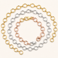 Collier Pendentif Cercle Ouvert Argenté Personnalisé, Chaîne Minimaliste, Bijou pour Femme, Cadeau, Fête