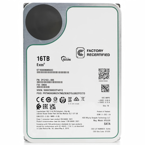 16TB Exos Enterprise Hard Drive 3.5 Inch SATA 6Gb/s 7200RPM Internal HDD for Server and Data Center - Product Image 1