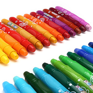 ชุดดินสอสีเทียนแบบละลายน้ำได้ชุดดินสอสีเจลนุ่มไม่เป็นพิษสำหรับวาดภาพ - Product Image 5