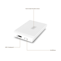 Banqcn 3 pièces/ensemble lien intelligent magnétique Portable Rechargeable sans fil capteur de mouvement Led veilleuses pour chambre