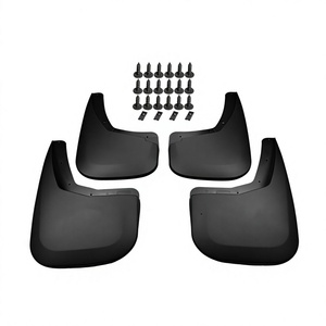 for Chevrolet Silverado Mudguards 45x16x30cm TPEPP Material For 2015-2018 <b>Models</b> Black Sport Style - Product Image 1