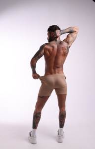 Calzoncillos Bóxer de Algodón Beige para Hombre, Transpirables, Suaves y Cómodos, Ropa Interior Clásica de Algodón para Uso Diario, Proveedor de Ropa Profesional - Product Image 4