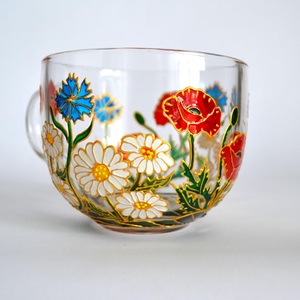 Set <span class=keywords><strong>de</strong></span> regalo corporativo personalizado con nombres, pintado a mano, texto disponible, nombre personalizado, flor <span class=keywords><strong>de</strong></span> nacimiento, taza <span class=keywords><strong>de</strong></span> vidrio personalizada, regalo <span class=keywords><strong>de</strong></span> cumpleaños <span class=keywords><strong>de</strong></span> madreselva - Product Image 6