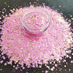 10 gam/túi Holographic Nail sequin long lanh số lượng lớn sáng bóng thủ công cơ thể Chunky long lanh các loại (Ngôi sao trái tim tước) cho DIY trang điểm 1kg - Product Image 6