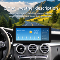 Radio Multimedia para Auto con Pantalla de 12.3 Pulgadas, Android 14, Reproductor de Audio, Carplay para Mercedes Benz Clase C W205 W447 AMG C300 2008-2018