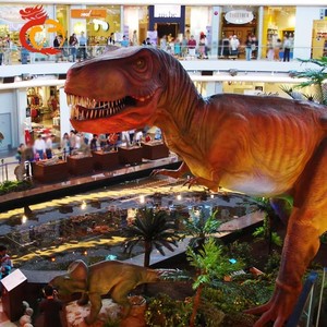 Giant Animatronic Walking <b>Dinosaur</b> Statue Real Movements Life Size Mechanical Model for Shopping Mall & Airport Public Use - Product Image 2