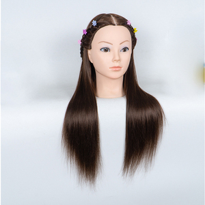 Tête <span class=keywords><strong>de</strong></span> Mannequin d'Entraînement en Gros pour <span class=keywords><strong>Coiffure</strong></span> Afro-Américaine, avec Cheveux Synthétiques, pour Salons et Écoles <span class=keywords><strong>de</strong></span> Cosmétologie - Product Image 2
