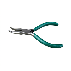 High Quality SUNTOOLS/STIPL Iron Pin <b>Tong</b> <b>Plastic</b> Handle Heavy Duty 5.1/4" Size Luxury Jewelry Making Tool Wholesale Low Price - Product Image 1