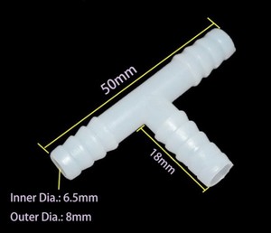 Аквариум пластиковые разъемы футболка прямые Т-образный ключ 3 контактный разъем для водный и воздушный насос для аквариума - Product Image 2
