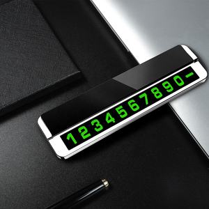 SIGH-Tarjeta uminosa para interior de coche, accesorio con soporte abatible - Product Image 1