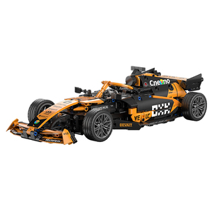 บล็อกตัวต่อ <span class=keywords><strong>BigWheel</strong></span> รุ่นปรับแต่งได้ 732 ชิ้น ขนาด 1:14 ของเล่นเสริมพัฒนาการ วัสดุ ABS แปลงร่าง 2in1 รถแข่ง F1 (แบบดึงหลัง) ยานพาหนะ - Product Image 2