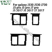 Einzel- oder Dual-SIM-Kartenhalter für Samsung Galaxy J330 J530 J730 J3pro J5pro J7pro J3 2017 J5 2017 J7 2017 SIM-Kartenfach