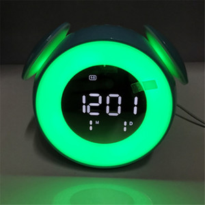 Đồng Hồ Kỹ Thuật Số Có Đèn LED Báo Thức Âm Nhạc Sunset + Wakeup Với Cổng USB - Product Image 2