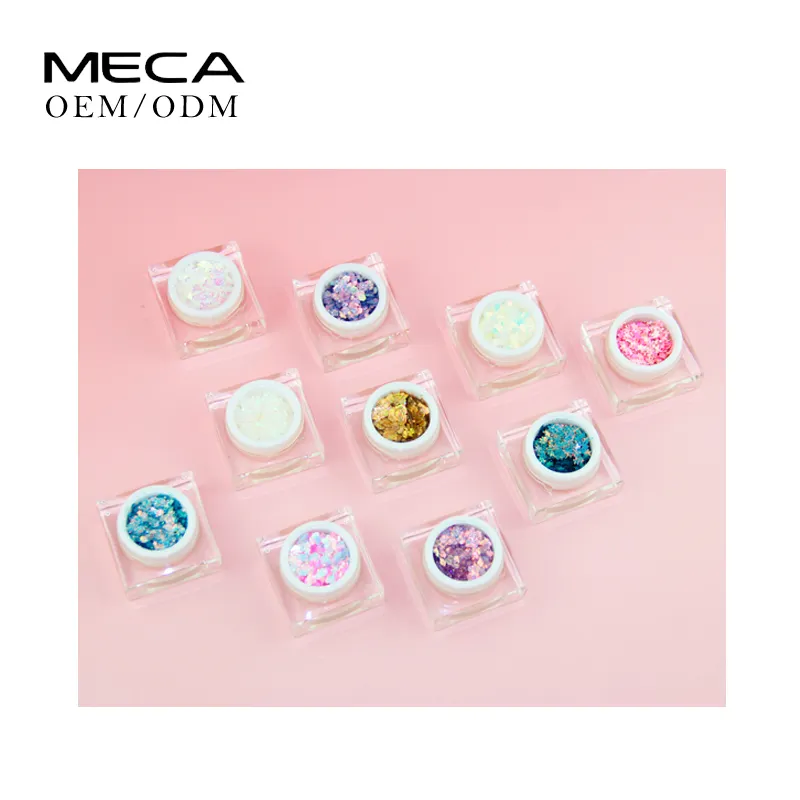 Косметика, Рождественское украшение, мерцающие тени для век, многоцветный Блестящий лак для ногтей, блестки для лица, цветной блестящий гель для тела