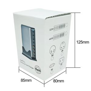 Cargador Multifunción de Diseño Más Reciente de 500 W, 500 W, GaN, 6 Puertos Tipo C, 2 USB, Cargador Inalámbrico <span class=keywords><strong>para</strong></span> Teléfono, Tableta, Portátil, de Escritorio - Product Image 5