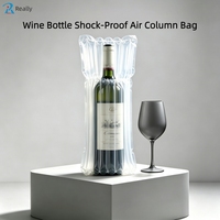 Sac à colonnes d'air recyclable, coussin gonflable, OEM ODM, taille personnalisée, protection antichoc pour bouteille de vin rouge, pour l'expédition