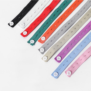 Tùy chỉnh twill phong cách dệt kim Thùa đàn hồi ban nhạc có thể điều chỉnh nút lỗ đàn hồi <span class=keywords><strong>Webbing</strong></span> - Product Image 4