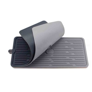 (L X W) 47 X 21cm Kitchen Sink Splash Guard for Multipurpose Heat Resistant Mat Silicone Drainer Mat Silicone <b>Trivet</b> Mats - Product Image 5