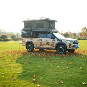 Remolques de Viaje Todoterreno de Aluminio Max Black 4x4 <span class=keywords><strong>para</strong></span> Campamentos al Aire Libre, Camionetas, <span class=keywords><strong>Autocaravanas</strong></span>, Capacidad <span class=keywords><strong>para</strong></span> <span class=keywords><strong>2</strong></span> Personas - Product Image 1