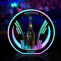 Support à vin lumineux, base de bar, décoration de bouteille de vin, présentoir personnalisé pour boîte de nuit, KTV, accessoires à vin personnalisés