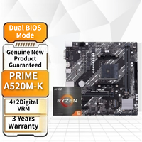 Papan Utama Desktop DDR4 A-SUS PRIME A520M-K BARU Mendukung Antarmuka AMD A520/AM4 HD/MI+VGA