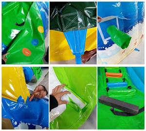 Château <span class=keywords><strong>gonflable</strong></span> en PVC <span class=keywords><strong>licorne</strong></span> ANXIN et équipement d'amusement intérieur avec toboggan pour les terrains de jeux intérieurs et extérieurs - Product Image 6