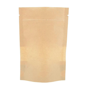 Sachet Doypack en Papier Kraft Écologique avec Fenêtre, Personnalisable avec Logo, 200g 250g, pour Café, Noix et Aliments pour Animaux - Product Image 5