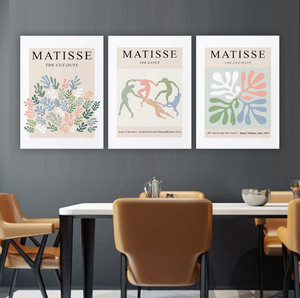 Décoration murale moderne pour la maison : <span class=keywords><strong>Tableaux</strong></span> floraux <span class=keywords><strong>Matisse</strong></span>, affiches murales artistiques, peinture sur toile beige <span class=keywords><strong>Matisse</strong></span> - Product Image 4
