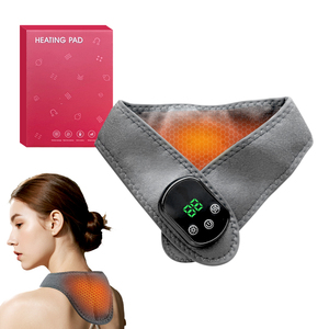 0728 <b>Neck</b> <b>Heating</b> Vibration Levels Cordless Heated <b>Wrap</b> Shoulder Discomfort Relief Brace - Product Image 1
