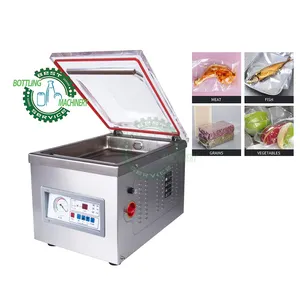 Small cereal sausage chicken Seafood pickled products vacuuming sealing cooling aluminum foil plastic bag vacuum packing machine