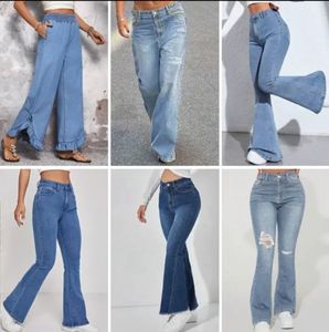 Liquidación de Fábrica 2026: Jeans Elásticos Ajustados de Mujer, Pantalones Acampanados de Moda Casual, Envío Mixto - Product Image 4