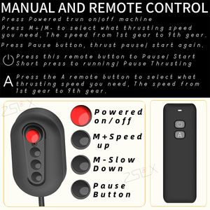 Электрический секс-аппарат для женщин, 9-скоростной вибратор-дилдо с пультом дистанционного управления, водонепроницаемый, для женской мастурбации и лесбийского удовольствия - Product Image 4