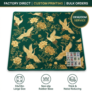 Tappetino Personalizzato per Mahjong di Lusso in Neoprene, Impermeabile e Antiscivolo, per Vendita all'Ingrosso - Product Image 1