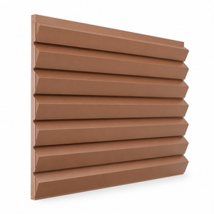 Panneau de bardage mural en aluminium ton chaud pour façade de bâtiment de grande hauteur - Product Image 6