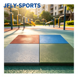 Revêtements de sol en caoutchouc EPDM résistants à l'usure et imperméables pour gymnases extérieurs, jardins d'enfants, terrains de loisirs - Vente en gros - Product Image 1