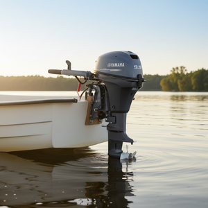 Moteur hors-bord essence Yamaha 9,9 CV 4 temps à arbre court pour la pêche sportive - Offre Spéciale - Product Image 1