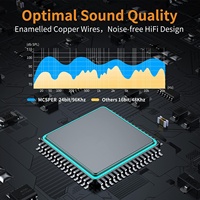 USB zu 3,5mm Audio Jack Adapter Brandneuer externer Soundkarten konverter Kompatibel mit Headsets PCs Laptops Desktops Linux PS4